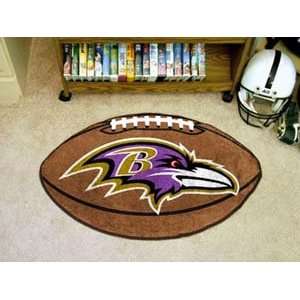 Baltimore Ravens Football Throw Rug (22 X 35)