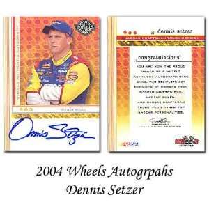    Wheels Autograph 04 Dennis Setzer Trading Card