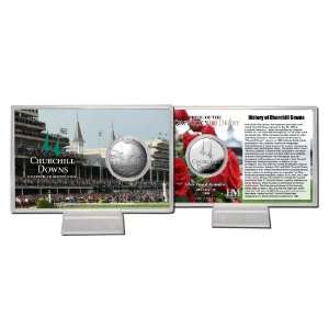 Churchill Downs Silver Coin Card