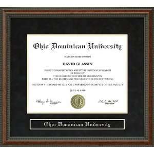  Ohio Dominican University (ODU) Diploma Frame Sports 