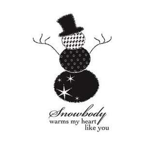   Stamp Snowbody Warms My Heart; 3 Items/Order Arts, Crafts & Sewing