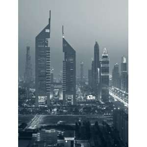 United Arab Emirates, Dubai, Sheik Zayed Road, Emirates Towers 