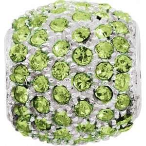 Persona Crystal Crescendo Olivine Charm fits Pandora, Troll & Chamilia 