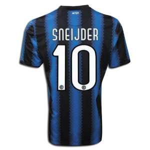  Inter Milan 10/11 SNEIJDER Home Soccer Jersey Sports 