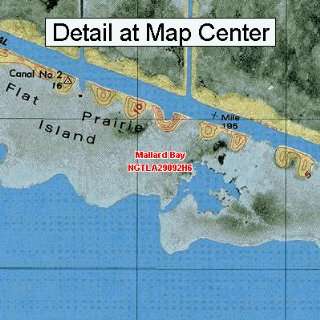   Map   Mallard Bay, Louisiana (Folded/Waterproof)