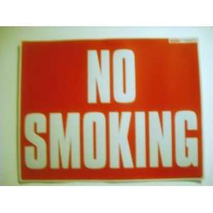  NO SMOKING Light Plastic Sign 13 X 16 1/2 Everything 