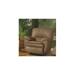 Manhattan Rocker Recliner in Smoke Color Leather by Catnapper   4120 2 