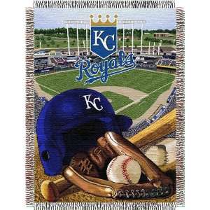 Kansas City Royals MLB Woven Tapestry Throw (Home Field 