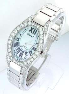 New Ladies Chopard Classic 18K Gold MOP Diamond Watch  