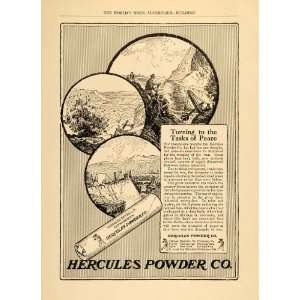  1919 Ad Hercules Powder Extra Strength L. F. War Mining 