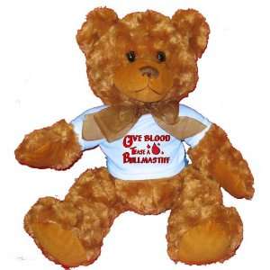   Tease a Bullmastiff Plush Teddy Bear with BLUE T Shirt Toys & Games