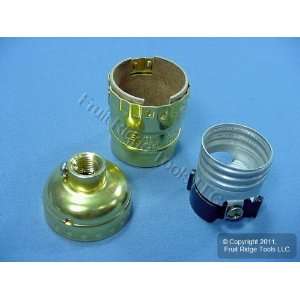 Leviton Keyless Light Socket Brass Lamp Holder Short Electrolier 1/8 