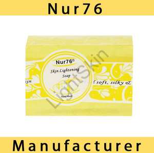 Nur76 Skin Lightening Soap   For face & body  