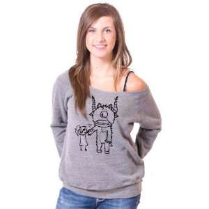  Ouchy Monster Slouchy Wideneck Sweater 