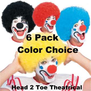 pk COLOR CHOICE clown wig round costume circus parade hair wholesale 