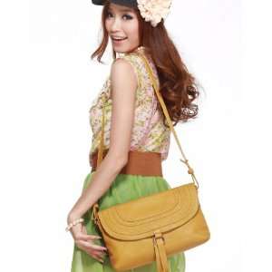   Crossbody Bag Messenger Sling Women Lady Fashion New Yellow 1170100 03