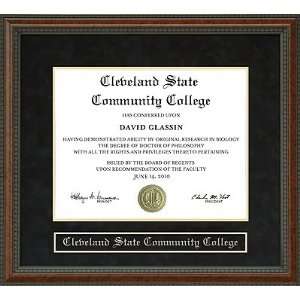  Cleveland State Community College (CLSCC) Diploma Frame 
