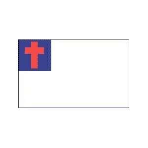  Christian flag 3ft x 5ft nylon Patio, Lawn & Garden