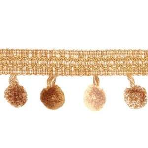  Expo 2 Classic Ball Fringe Gold/Tan By The Yard Arts 