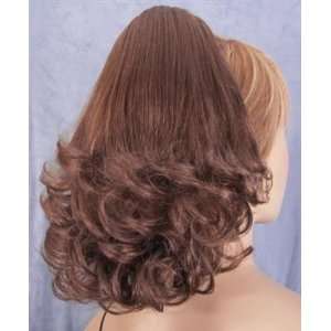  ANGEL HAIR Clip On Hairpiece Wig #30 LIGHT AUBURN by 