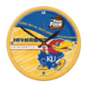  Kansas Jayhawks KU NCAA Wall Clock