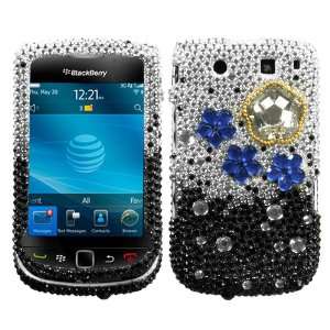 Cloudy Night Diamante Phone Protector Cover for RIM BlackBerry 9800 