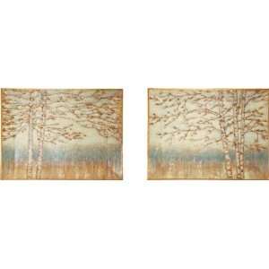  CNI Designs AP0712 2 Birchtree Plates   Set of Two