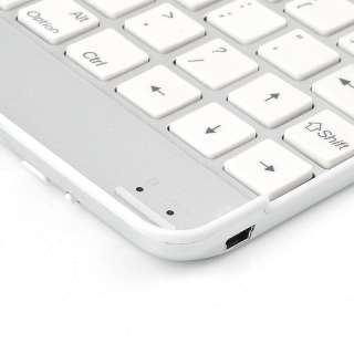 For iPad 2 3rd Generation Aluminum Bluetooth Wireless KeyBoard Dock 