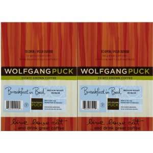 Wolfgang Puck Coffee, Breakfast in Bed (Medium Roast), 24 ct K Cups 