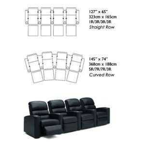  Rewind Row of Four Home Theater Seats Electronics