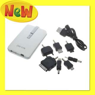 2200mAh USB Portable Power Station w/ Cellphone Adapter  