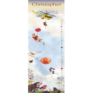  Helicopter Chase Personalized Growth Chart