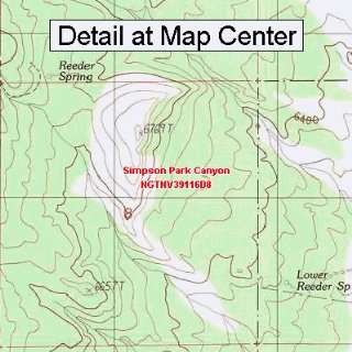     Simpson Park Canyon, Nevada (Folded/Waterproof)