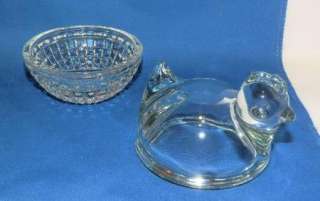 Vintage Hen On Nest Basket Glass Candy Dish Vintage Anchor Hocking 