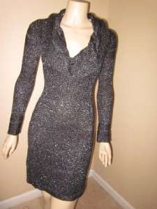 NEW MAX AND CLEO BY BCBG LONG SLEEVE SWEATER DRESS SIZE XXS  