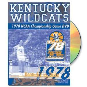   Kentucky Wildcats 1978 NCAA Mens Basketball National Championship DVD