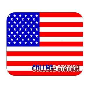  US Flag   College Station, Texas (TX) Mouse Pad 