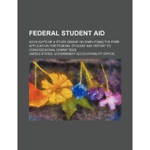   student aid report to congressional committees (9781234137656