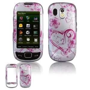  Heart Love Design Hard 2 Pc Snap On Faceplate Case + LCD 