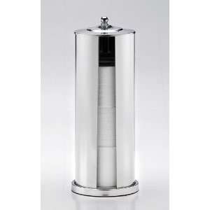  Taymor Chrome Jumbo Tissue Cylinder with Lid & Open Front 