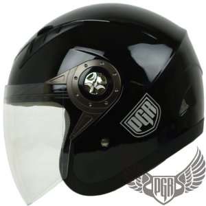 PGR Wing 02 Motorcycle Open Face Scooter Helmet DOT Approved (Large 