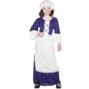  Childs Blue Colonial Girl Costume (Size Large) Toys 