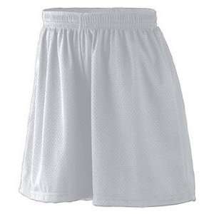   Girls Tricot Mesh Short/Tricot Lined SILVER GREY YS