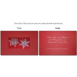   Silver Snowflakes   Silver Lined Envelope with White Lining   Silver