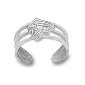 Atlanta Falcons Sterling Silver Falcon Logo Toe Ring 