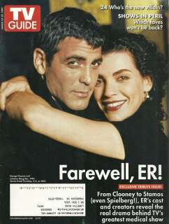 George Clooney, Julianna Margulies, ER   2009 TV Guide  