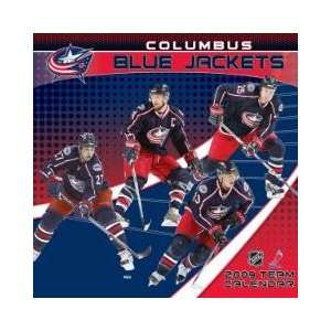 COLUMBUS BLUE JACKETS 2009 NHL Monthly 12 X 12 WALL CALENDAR 