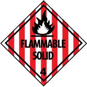  PLACARDS FLAMMABLE SOLID