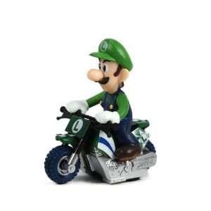   Kart Wii Pull Back Racers   1.5 Luigi Riding on Bike Toys & Games