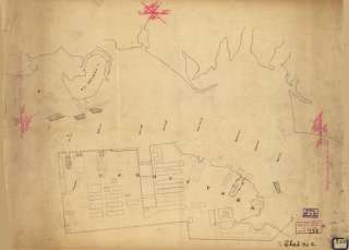 1861 Civil War map of Norfolk Naval Shipyard, VA  